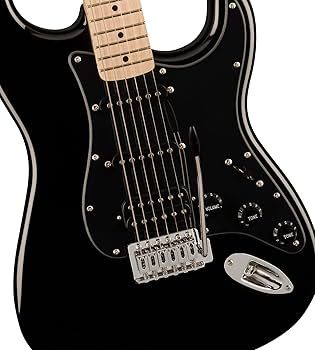 Amazon.com: Fender Squier Sonic Stratocaster HSS - Black